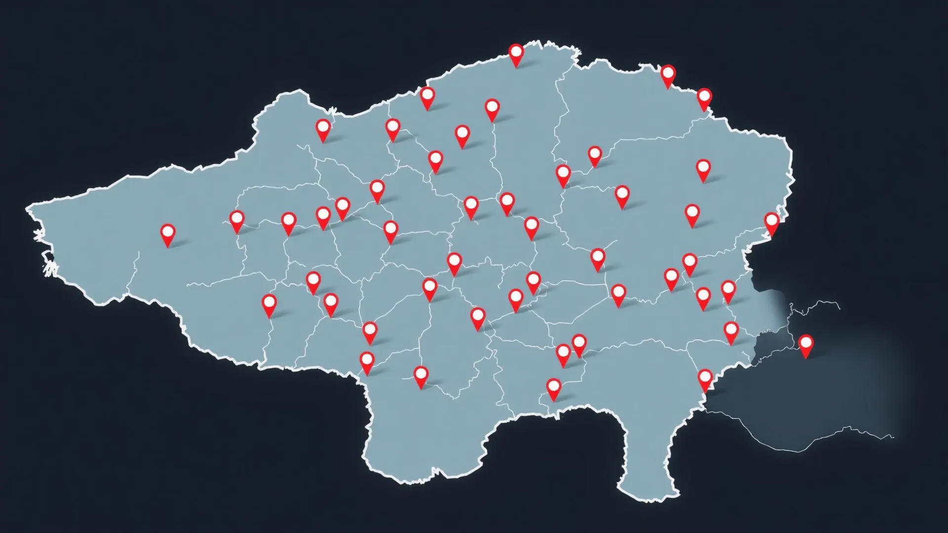 Vendre voiture dans toutes les communes de Belgique - Carte des emplacements A12 Automarkt